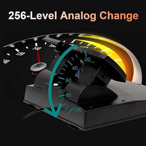 DOYO Racing Wheel, 270° Degree Driving Simulator Race Xbox Steering Wheel and Pedals with Dual Vibration, Gaming Steering Wheel for PC, PS4, Xbox One, Xbox Series X|S, PS3, Switch thumbnail 8