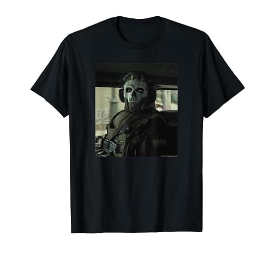 Call of Duty Ghost Photo Meme FPS Video Game T-Shirt - Image 1