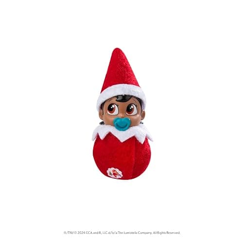 The Elf on the Shelf Frost Pips Mini Blooms Elf Baby Girl with Brown Eyes - Includes Frost Flower Cradle - for Ages 3 Years and Above thumbnail 6