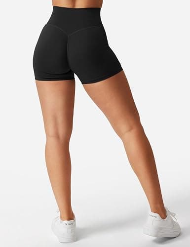 YEOREO Women's Biker Shorts 3.6" /4.5" / 6" Workout Gym Shorts Craze High Waist Tummy Control Hidden Scrunch Running Yoga thumbnail 6
