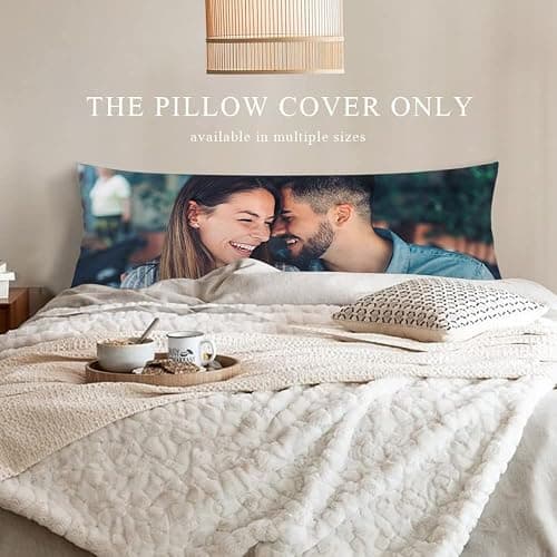 Custom Body Pillow Case Personalized Body Pillowcase with Picture Text Customize Throw Cushion Covers Two-Sides Design for Bed Anime Decor Love Keepsake Gift to Family Wife Husband Friends Pet 20x54in thumbnail 6