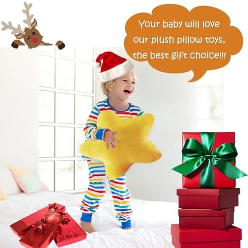 CHELEI2019 15.7" Star Pillow Star Shaped Pillow Plush Toy Throw Pillow Decor Gifts for Kids thumbnail 5