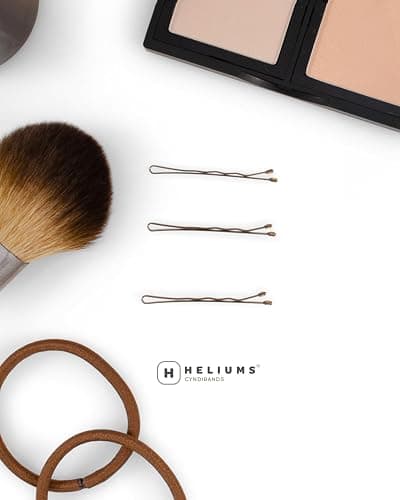 Heliums Mini Bobby Pins - Dark Brown - 40 Pack, 1.5 Inch Small Hair Pins For Thin Hair & Kids thumbnail 8