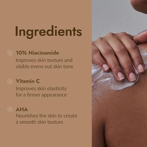 MIZON Niacinamide Smoothing Body Lotion AHA Vitamin C Hyaluronic Acid Smooth Korean Glowy skin Mild Exfoliation (300ml / 10.14 FL oz) thumbnail 4