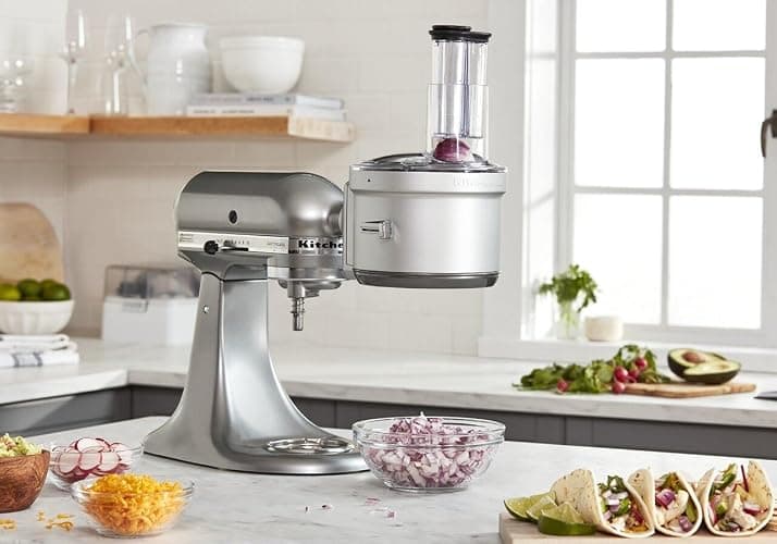 KitchenAid Stand Mixer Attachment, Food Processor with Commercial Food Dicing Disc KSM2FPA thumbnail 6