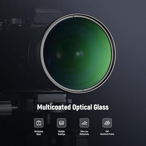 NEEWER 62mm CPL Filter with Lens Cap, Ultra Thin Circular Polarizing Filter, Nano Coating, HD Optical Glass for Camera Lens, Reduces Reflection and Glare Increases Contrast thumbnail 5