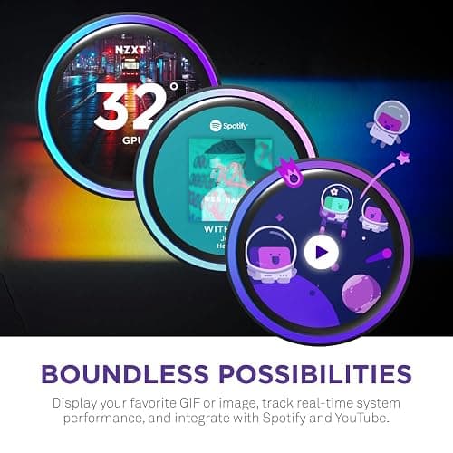NZXT Kraken Elite 360 RGB 2024 - AIO CPU Liquid Cooler - 360mm Radiator - F360 RGB Core Fan - Customizable 2.72" IPS LCD - NZXT Turbine Pump - AMD® AM5, AM4 - Intel® LGA 1851/1700, 1200/115X - White thumbnail 4