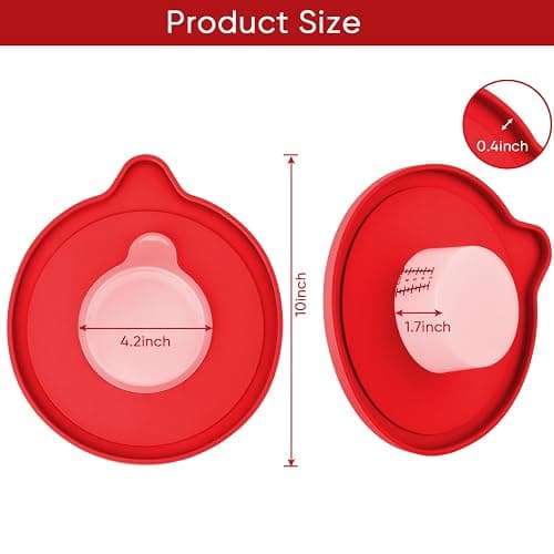 Glass Bowl Compatible With KITCHENAID Stand Mixer,5QT,With Red Lid Compatible with Artisan 5KSM125, 5KSM150, 5KSM175, 5KSM7580, KSM150, RRK150 and More Models for Simple Attachment thumbnail 3