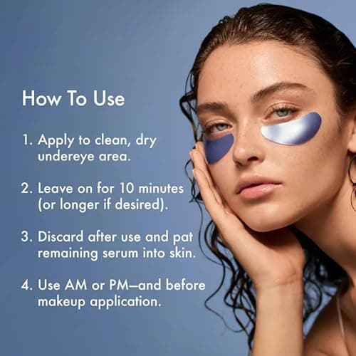 Summer Fridays Jet Lag Under Eye Patches - Hydrating & Depuffing Hydrogel Eye Masks with Caffeine & Peptides to Soothe & Refresh the Undereye Area (6 Pairs) thumbnail 3