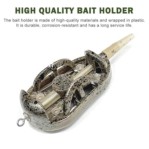 Method Feeder Lot de 25 g 35 g 45 g avec moule à dégagement rapide Accessoires pour carpe Barbel grossier thumbnail 4