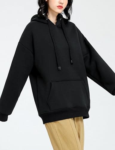 Yeokou Women's Winter Hoodies Pullover Sherpa Fleece Warm Heavyweight Sweatshirt thumbnail 6