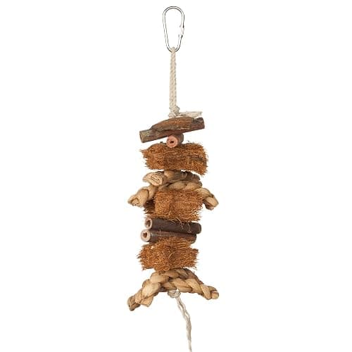 Prevue Hendryx 62803 Naturals Coco Rope Mini Bird Toy, 8 x 2.5 - Image 1