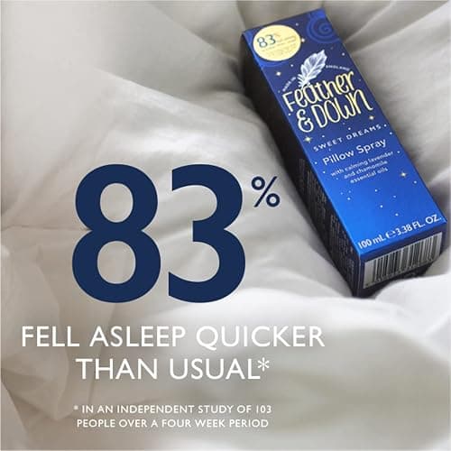 Feather & Down Pillow Spray Duo Gift Set (50ml Sweet Dreams Pillow Spray & 50ml Breathe Well Pillow Spray) - The Perfect Sleep Gift. Cruelty Free. Vegan Friendly. thumbnail 6
