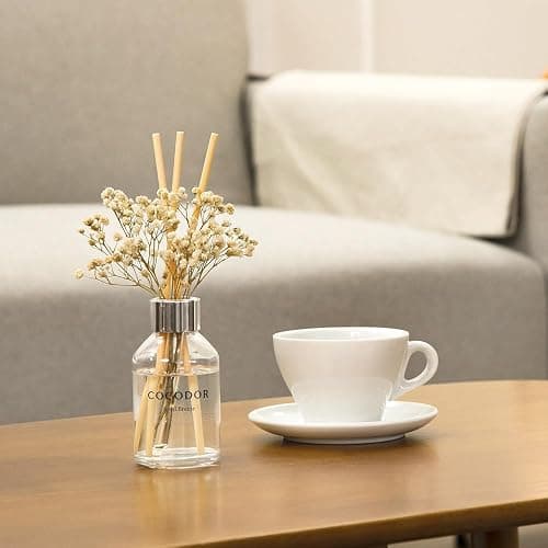 COCODOR Flower Reed Diffuser Set / 3.4oz / Flower Garden/Scent Diffuser with Sticks Home Fragrance Reed Diffuser for Bathroom Shelf Decor - Flower Garden - Flower/3.4Ounce thumbnail 8