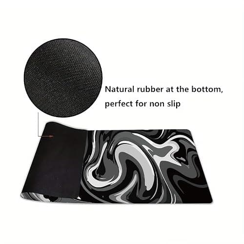 Large Mouse Pad for Desk - Gaming Mouse Pad with Non-Slip Base Stitched Edges, Desk Mat for Keyboard and Mouse thumbnail 3