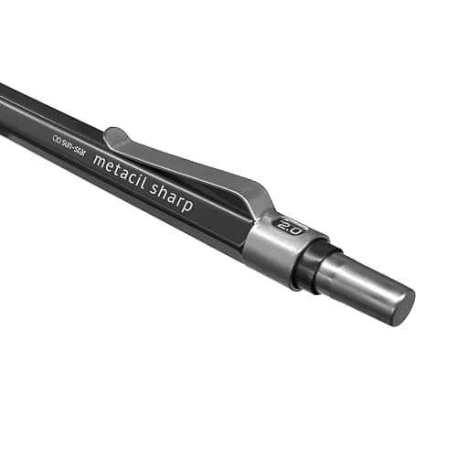 Sunstar Stationery S9491023 Write Without Sharpening Hardness H Equivalent Metasil Sharp Metallic Black thumbnail 3