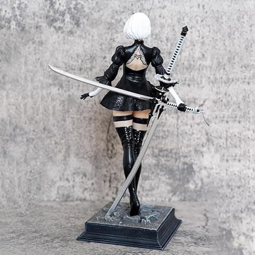 Zhongkaihua Automata 2B Actionfigur mit austauschbarem Kopf, PVC, Modell Yorha Nr. 2, Figur Typ B, 28 cm thumbnail 2