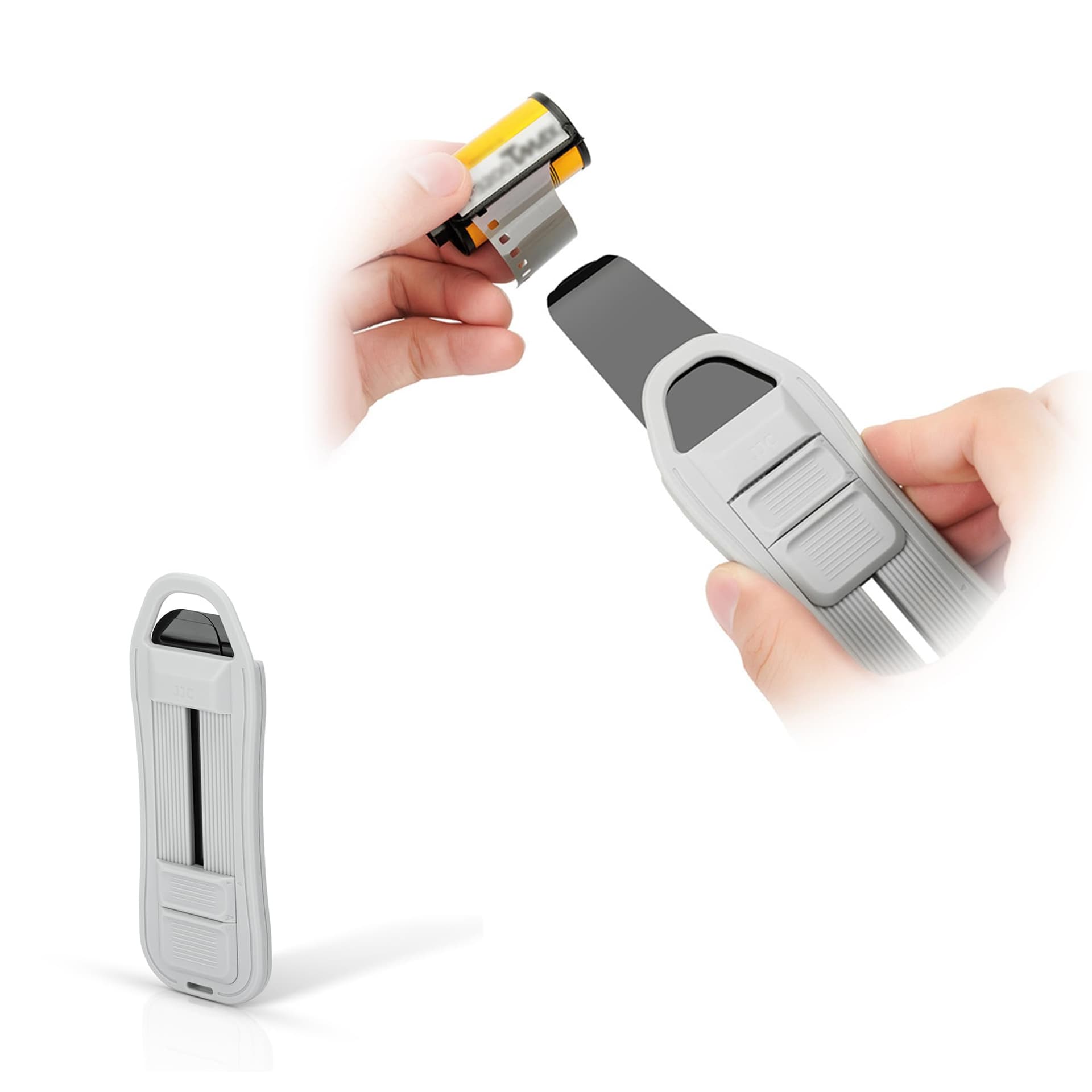 JJC-Herramienta de Recogida de película de 35mm, Extractor líder de película 135, Seguro y fácil de Usar a la luz del día, para Bote de película de 35mm con cordón - Image 1