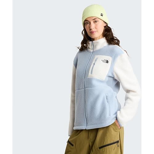 THE NORTH FACE Women's Yumiori Full Zip Jacket | Lightweight Fleece Coat With Embroidered Logo, Zip Pockets thumbnail 2
