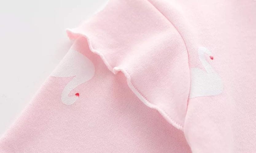 Baby One Piece Romper Soft Cotton Sleepwear Footed Jumpsuit for 0-12 Month Infant thumbnail 4