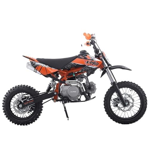 X-PRO Bolt 125cc Zongshen Engine Kids Dirt Bike Pit Bike Youth Dirt Pit Bike with 4-Speed Semi-Automatic Transmission, Big 14"/12" Tires! | 125cc, Zongshen Engine, Dirt Pit Bike, Tires thumbnail 2