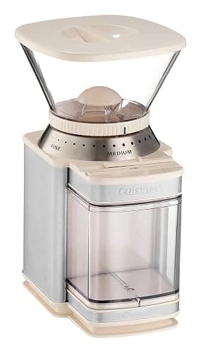 Cuisinart Coffee Grinder, Electric One-Touch Automatic Burr Coffee Grinder with 18-Position Grind Selector, Cup Size Selector for 4 – 18 Cups, DBM-8CRMP1, Cream Stainless thumbnail 4