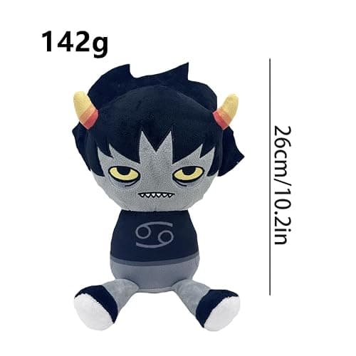 Homestuck Plush, 10 Inch Karkat Vantas Stuffed Figure Throw Pillows for Home Decor for Anime Fans thumbnail 2