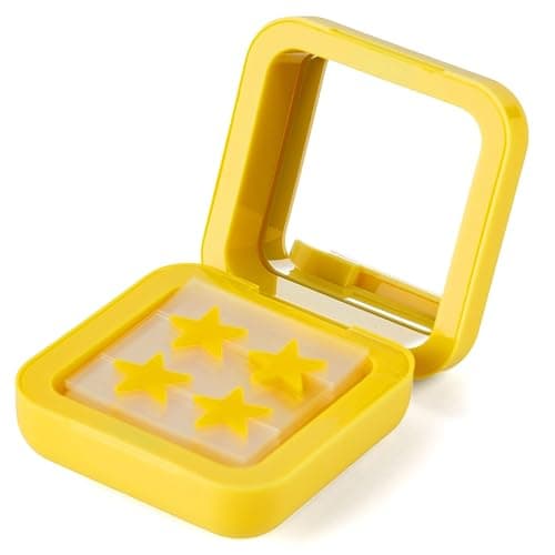 AWAVM 40 Parches de Acné Hidrocoloide, Parches de Acné en Forma de Estrella, Parches Acne, Pimple Patches Facial, con Caja de Espejo Portátil thumbnail 3