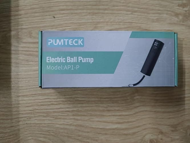 Pumteck Electric Ball Pump, Smart Air Pump Portable Fast Ball Inflation with Precise Pressure Gauge and Digital LCD Display for Football Basketball Volleyball Football (2 Pin and 1 Spout) thumbnail 7