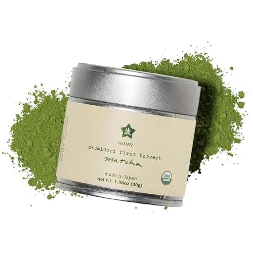 Nami Matcha | Okumidori First Harvest – 30g | USDA Organic, Smooth & Vibrant Green Tea Powder | Antioxidant-Rich, L-Theanine for Calm Energy - Image 1