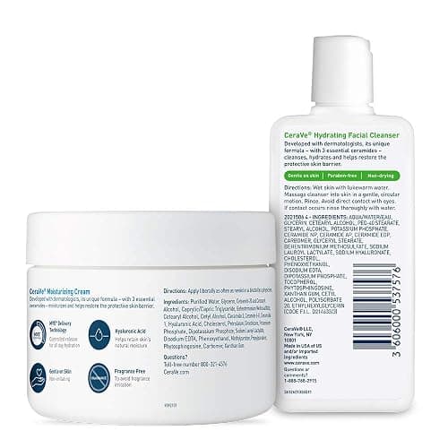 CeraVe Moisturizing Cream & Hydrating Face Wash Combo thumbnail 11