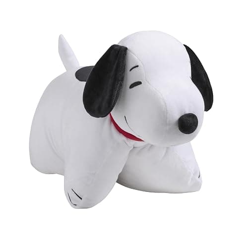Pillow Pets Peanuts Snoopy, 16" Stuffed Animal Plush Toy | Super Soft Companion, Unfastens into a Comforting Cuddle Cushion - Image 1