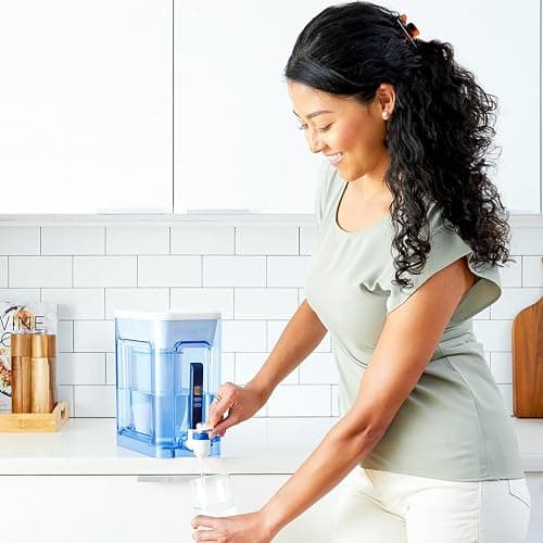 ZeroWater 22-Cup 5-Stage Water Filter Dispenser with Instant Read Out - 0 TDS for Improved Tap Water Taste - IAPMO Certified to Reduce Lead, Chromium, and PFOA/PFOS thumbnail 7