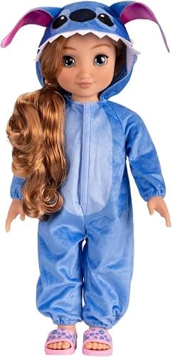Disney Store 18" Stitch Inspired Fashion Doll with Accessories, Toothbrush, Toy Toothpaste and Shoes - Disney Dolls for Girls 6 Years +, Strawberry Blonde Doll thumbnail 3