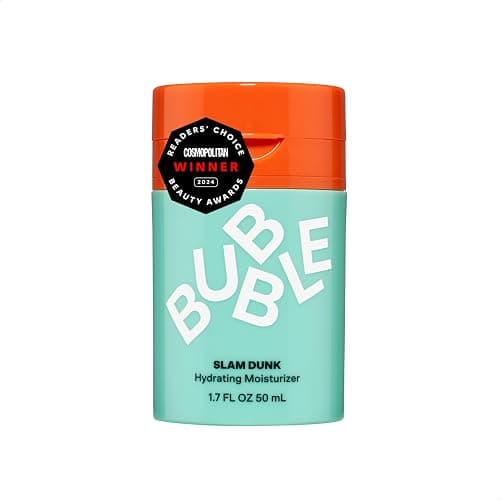 Bubble Skincare Slam Dunk Hydrating Face Moisturizer - Lightweight Face Lotion With Vitamin E + Aloe Vera - Daily Facial Moisturizer for Normal + Dry Skin - Skin Care with Blue Light Protection (50ml) - Image 1