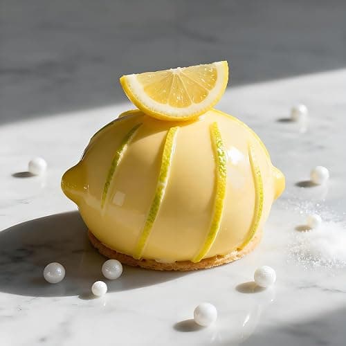 Silicone Lemon Mold, 15-Cavity Fruit Shape Baking Tray for Desserts, White thumbnail 6