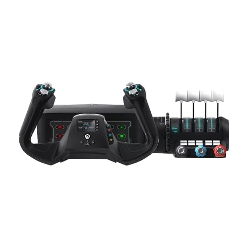Turtle Beach VelocityOne Flight Universal Control System - Xbox Series X & Xbox Series S, Xbox One & Windows 10 & 11 PCs with Yoke Handle, Throttle Quadrant, Trim Wheel & Rudder Controls thumbnail 2