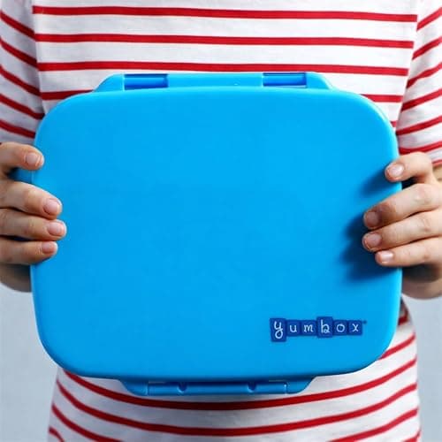 Yumbox Go Leakproof Bento Lunch Box, 5 Compartments, Miami Blue | Deep Portioned Tray | Removable Silicone Gasket | Lightweight Construction | Fits Most Lunch Bags | Easy-Clean Design thumbnail 2