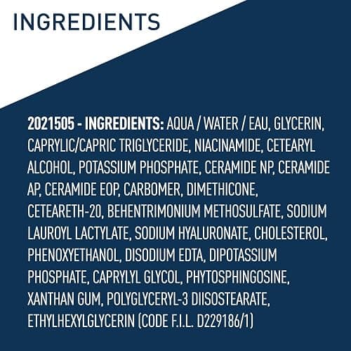 CeraVe PM Facial Moisturizing Lotion, Night Cream with Hyaluronic Acid and Niacinamide, Ultra-Lightweight, Oil-Free Moisturizer for Face, 3 Ounce thumbnail 9