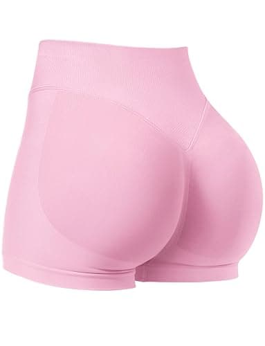 VOYJOY Women Workout Impact Shorts 2.5"/ 3.6"/ 4.5"/ 6" Scrunch Butt Lifting Gym Seamless Booty Biker Shorts - Image 1