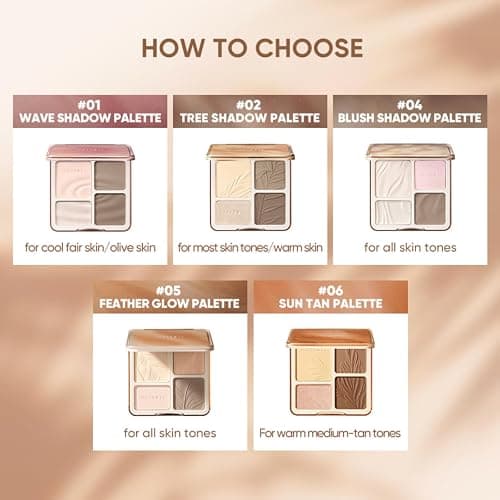 JUDYDOLL Contour Palette Highlighter Makeup Korean Makeup (02 Tree) | Multi-Use Makeup Palette, Travel Size Bronzer Powder, Cool Toned Contour, Long Lasting Contour Powder, Matte Highlighter thumbnail 7