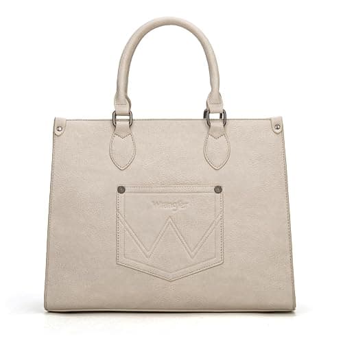 Montana West X Wrangler Large Tote Bag for Women, Western Purse Work Shoulder Handbag with Crossbody Strap thumbnail 6