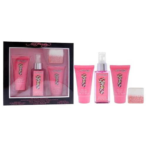 Ed Hardy 4 Pieces Gift Set for Women, (3.4 Ounce Body Mist + 1.7 Ounce Body Lotion + 1.7 Ounce Body Wash + 2.65 Ounce Shower Steamer) thumbnail 4