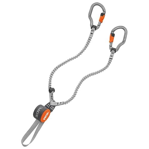 PETZL - Via Ferrata Scorpio Vertigo Lead - from 40 to 120 kg, Orange, 365 g thumbnail 4