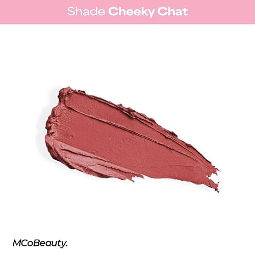 MCoBeauty Creme Matte Luxe Lipstick - Cheeky Chat - Creamy Matte Lipstick | Velvety Soft Creamy Matte Finish, Rich Long Wearing Color, Hydrating Conditioning Comfort, Vegan & Cruelty Free thumbnail 5