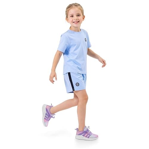RUNSIDE Girls Tennis Shoes Lightweight Sports Kids Sneakers Lace-up for Running/Walking, Toddler/Little Kid/Big Kid thumbnail 6