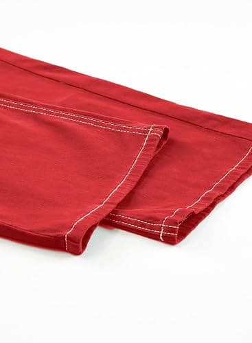 Sidefeel Women's Cargo Jeans Casual Loose Mid Rise Wide Leg Denim Pants thumbnail 7