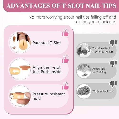 Practice Fingers Hand Acrylic Nails: 3PCS Fake Fingers to Practice Fake Nails - Manicure Acrylic Nail Hands Training Set with Base and 100PCS Brown Nail Tips for Nail Supplies thumbnail 2