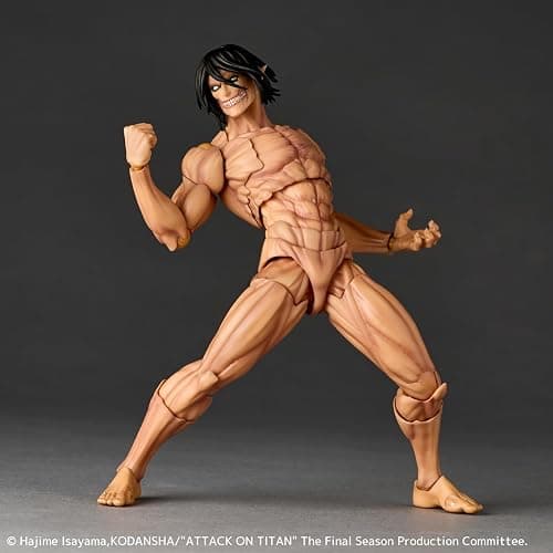 Revoltech Amazing Yamaguchi Attack on Titan Eren Yeager Action Figure thumbnail 14