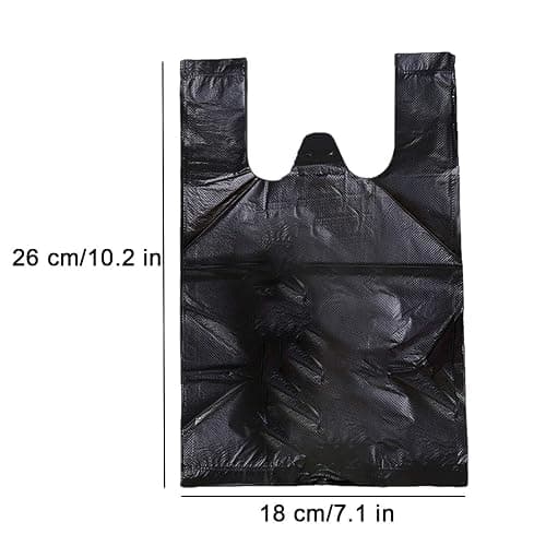 200 Counts Sanitary Waste Bags,Women Waste Bags for Sanitary Napkin, Personal Disposal Bags with Handles (Black) thumbnail 3